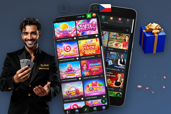 Weiss Casino tipy a triky: graf dvou křivek bankrollu ukazuje dopad velikosti sázky na stabilitu