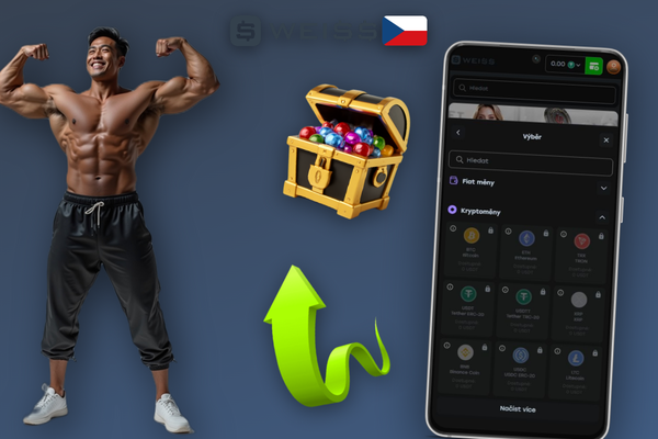 Nejrychlejší výběr ve Weiss Casino přes blockchain s BTC, ETH a USDT