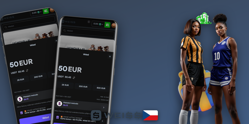 Operátor live chatu Weiss Casino pomáhá hráči s procesem vkladu online