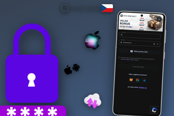 Weiss Casino jak se zaregistrovat přes sociální síť na mobilním zařízení